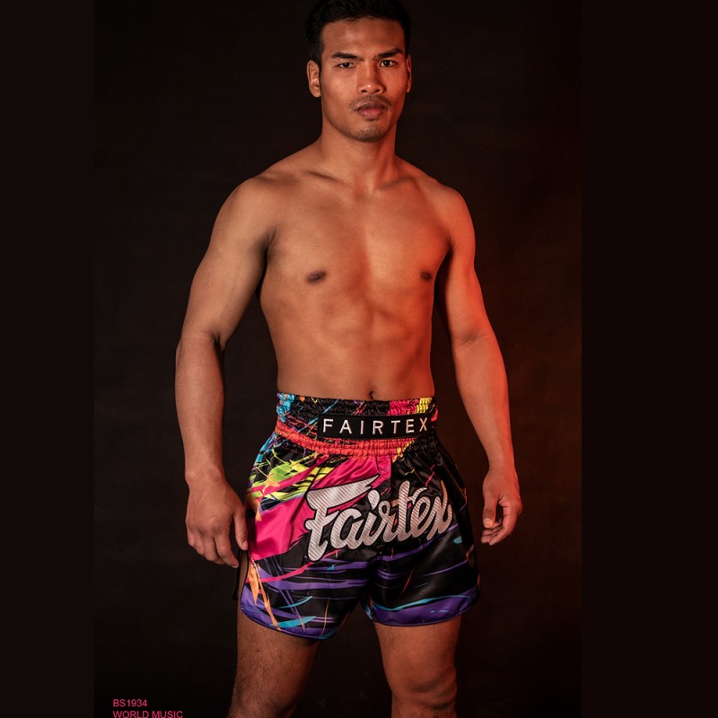Fairtex BS1934 Шорты Тайский Бокс "World Music"