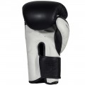 Top King "Blend-02" Боксерские Перчатки Тайский Бокс Белые с Черным