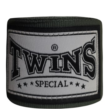 Twins Special CH5 Бинты Боксерские Тайский Бокс Эластичные Оливковые