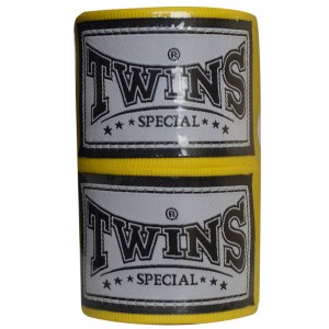 Twins Special CH5 Бинты Боксерские Тайский Бокс Эластичные Желтые