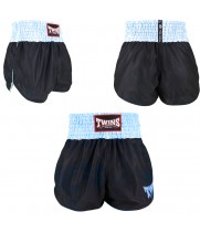 Twins Special "Gym Shorts" Шорты Тайский Бокс Light Blue-Black