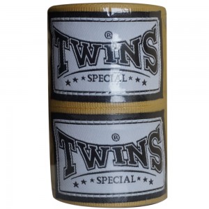 Twins Special CH5 Бинты Боксерские Тайский Бокс Эластичные Золотые