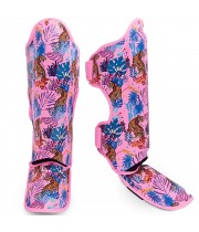 Top King "Wild Tiger" Защита Голени Тайский Бокс Pink