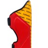 Top King "Full Impact Triple Tone" Защита Голени Тайский Бокс White-Blue-Red Black-Yellow-Red