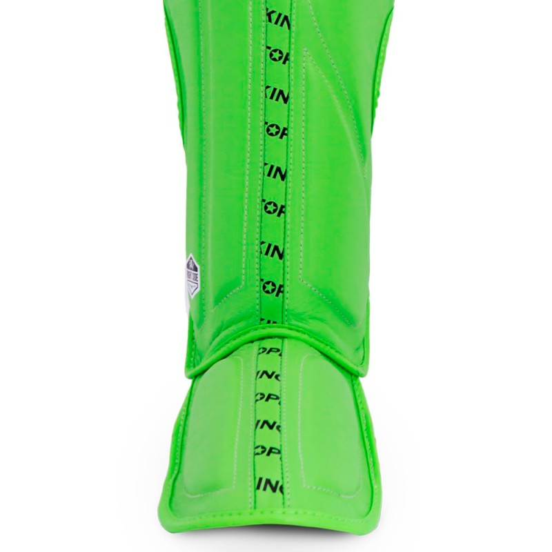 Top King "Full Impact Single Tone" Защита Голени Тайский Бокс Green