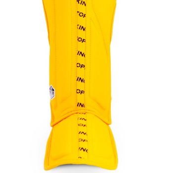 Top King "Full Impact Single Tone" Защита Голени Тайский Бокс Yellow