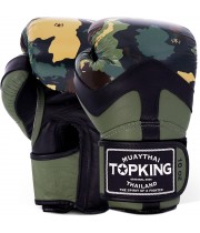 Top King "Camouflage" Боксерские Перчатки Тайский Бокс Green