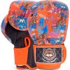 Top King "Wild Tiger" Боксерские Перчатки Тайский Бокс Orange-Black