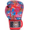 Top King "Wild Tiger" Боксерские Перчатки Тайский Бокс Red-Black
