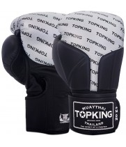 Top King "Full Impact Double Tone" Боксерские Перчатки Тайский Бокс Silver-Black