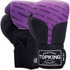 Top King "Full Impact Double Tone" Боксерские Перчатки Тайский Бокс Purple-Black