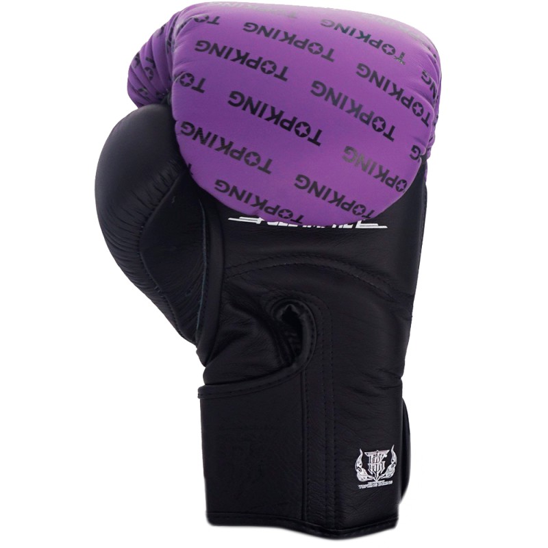 Top King "Full Impact Double Tone" Боксерские Перчатки Тайский Бокс Purple-Black