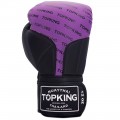 Top King "Full Impact Double Tone" Боксерские Перчатки Тайский Бокс Purple-Black