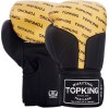 Top King "Full Impact Double Tone" Боксерские Перчатки Тайский Бокс Gold-Black