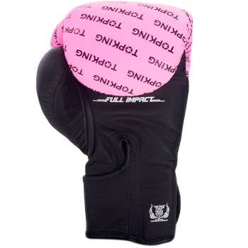 Top King "Full Impact Double Tone" Боксерские Перчатки Тайский Бокс Pink-Black
