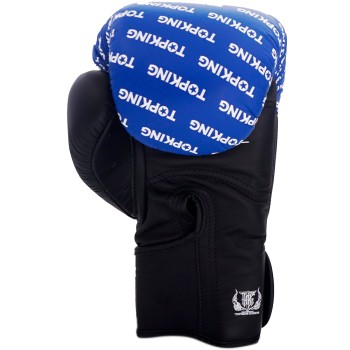 Top King "Full Impact Double Tone" Боксерские Перчатки Тайский Бокс Blue-Black