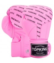 Top King "Full Impact Single Tone" Боксерские Перчатки Тайский Бокс Pink