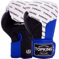 Top King "Full Impact Triple Tone" Боксерские Перчатки Тайский Бокс Blue