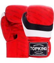 Top King "Innovation" Боксерские Перчатки Тайский Бокс Красные