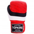 Top King "Innovation" Боксерские Перчатки Тайский Бокс Красные