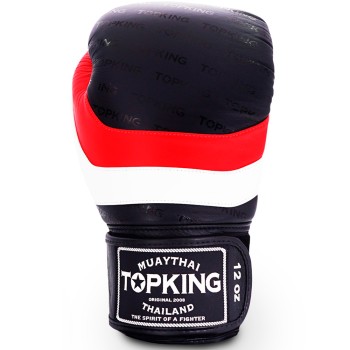 Top King "Innovation" Боксерские Перчатки Тайский Бокс Черные