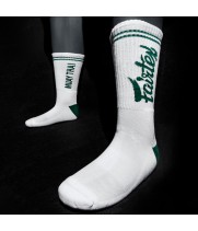 Fairtex SOCK1 Носки Dry-Fit Tech Бело-Зеленые