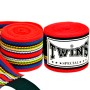 Twins Special CH2 Бинты Боксерские Тайский Бокс Хлопок Полоска Красные