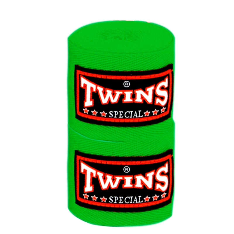 Twins Special CH1 Бинты Боксерские Тайский Бокс Зеленые