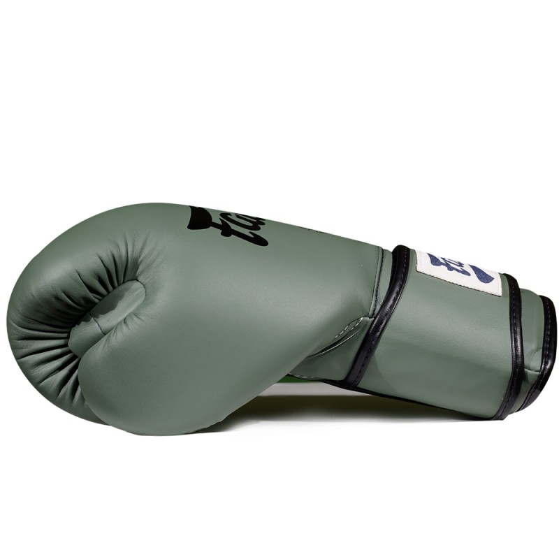 Fairtex BGV11 F-Day Боксерские Перчатки Тайский Бокс Green Army	