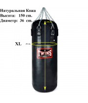 Twins Special HBNL1 Боксерский Мешок Тайский Бокс Натуральная Кожа Размер XL