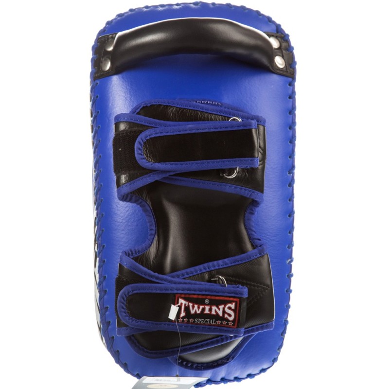 Twins Special KPL12 Тайские Пады Гнутые Липучка Тайский Бокс Сине-Черные