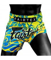 Fairtex BS1927 Шорты Тайский Бокс "Magma" Green