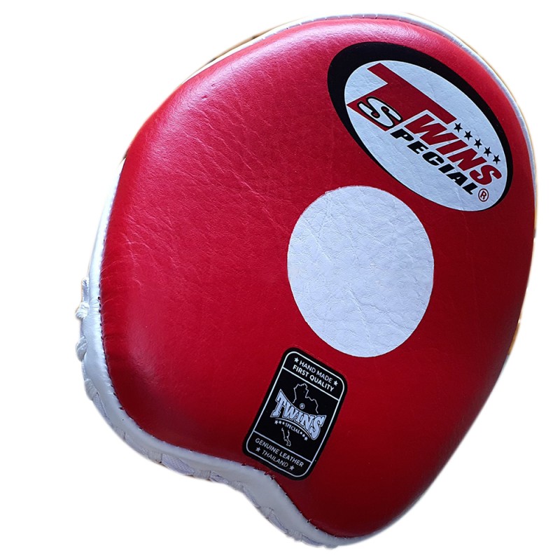 Twins Special PML13 Лапы Боксерские "Speed Mitts" Тайский Бокс Красно-Белые