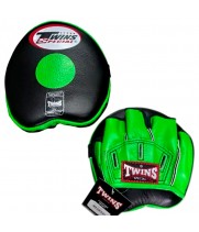 Twins Special PML13 Лапы Боксерские "Speed Mitts" Тайский Бокс Черно-Зеленые