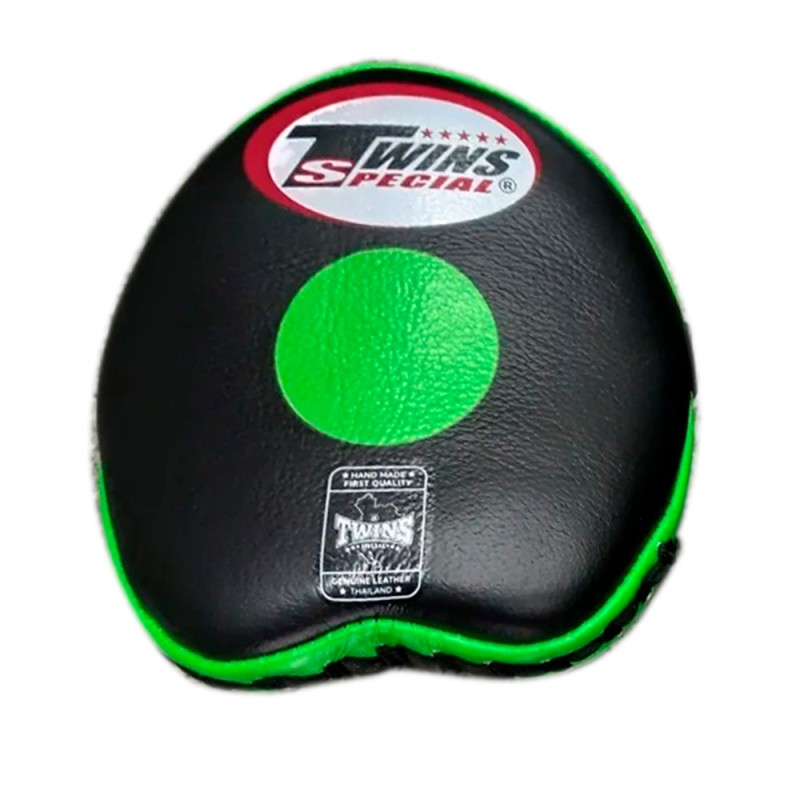 Twins Special PML13 Лапы Боксерские "Speed Mitts" Тайский Бокс Черно-Зеленые