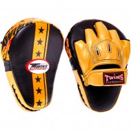 Twins Special FPML10-51 Лапы Боксерские "Star Edition" Тайский Бокс Золотые