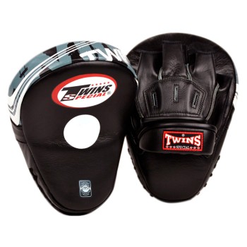Twins Special PML10 Лапы Боксерские "Focus Mitts In Curved Style" Тайский Бокс Черные