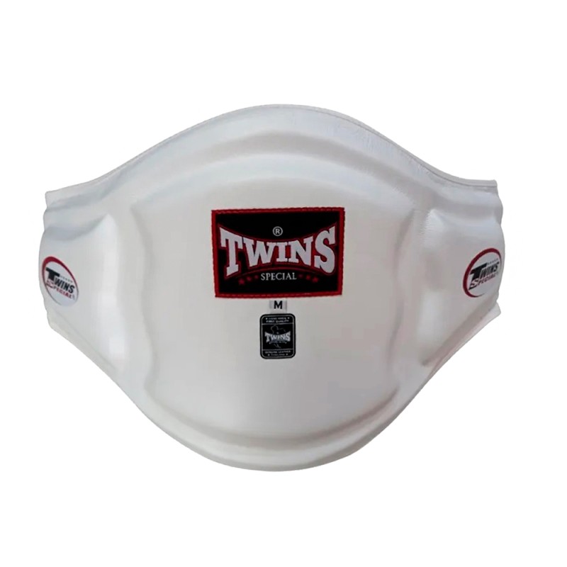 Twins Special BEPL3 Пояс Тренера Тайский Бокс Натуральная Кожа Белый