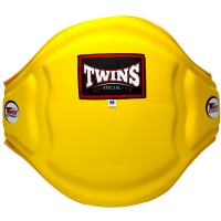 Twins Special BEPL3 Пояс Тренера Тайский Бокс Натуральная Кожа Желтый