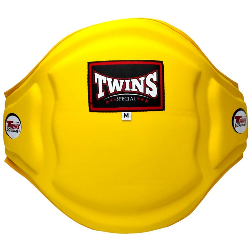 Twins Special BEPL3 Пояс Тренера Тайский Бокс Натуральная Кожа Желтый
