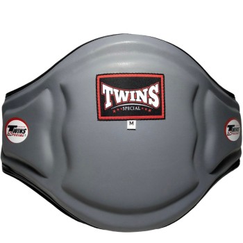 Twins Special BEPL3 Пояс Тренера Тайский Бокс Натуральная Кожа Серый