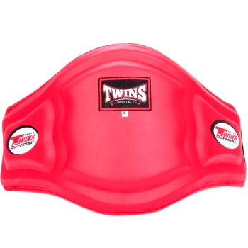 Twins Special BEPL3 Пояс Тренера Тайский Бокс Натуральная Кожа Красный