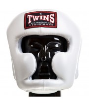 Twins Special HGL3 Боксерский Шлем Тайский Бокс Классический Белый