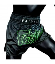 Fairtex BS1924 Шорты Тайский Бокс "Racer" Черные