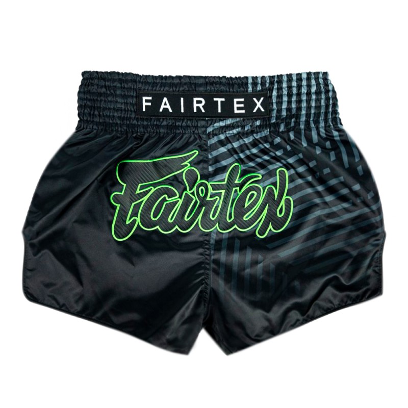 Fairtex BS1924 Шорты Тайский Бокс "Racer" Черные