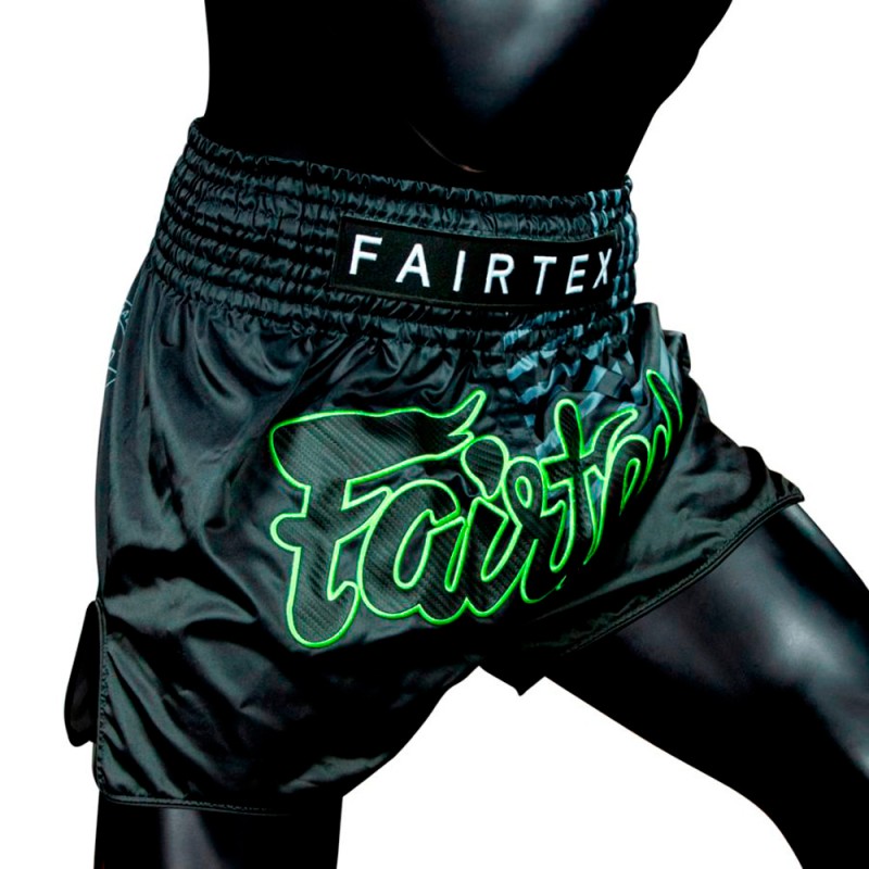 Fairtex BS1924 Шорты Тайский Бокс "Racer" Черные