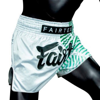 Fairtex BS1923 Шорты Тайский Бокс "Racer" Белые