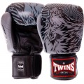 Twins Special FBGVL3-50 Боксерские Перчатки Тайский Бокс "Wolf" Серые