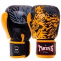 Twins Special FBGVL3-50 Боксерские Перчатки Тайский Бокс "Wolf" Yellow
