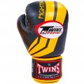 Twins Special FBGVL3-43 Боксерские Перчатки Тайский Бокс Черно-Желтые